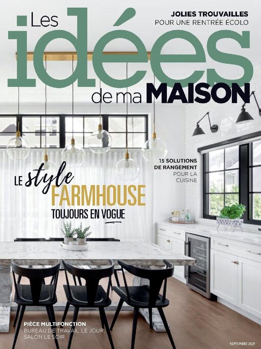 Détails du titre pour Les Idées de ma maison par TVA Publications Inc. - Disponible